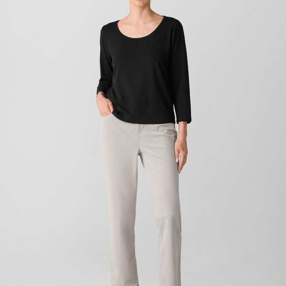 Eileen Fisher Women's Stretch Jersey Knit Top Size Large - Picture 8 of 8